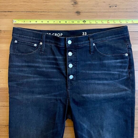 J. Crew 9” demi-boot crop Jean in charcoal. Size 33. - Picture 11 of 16